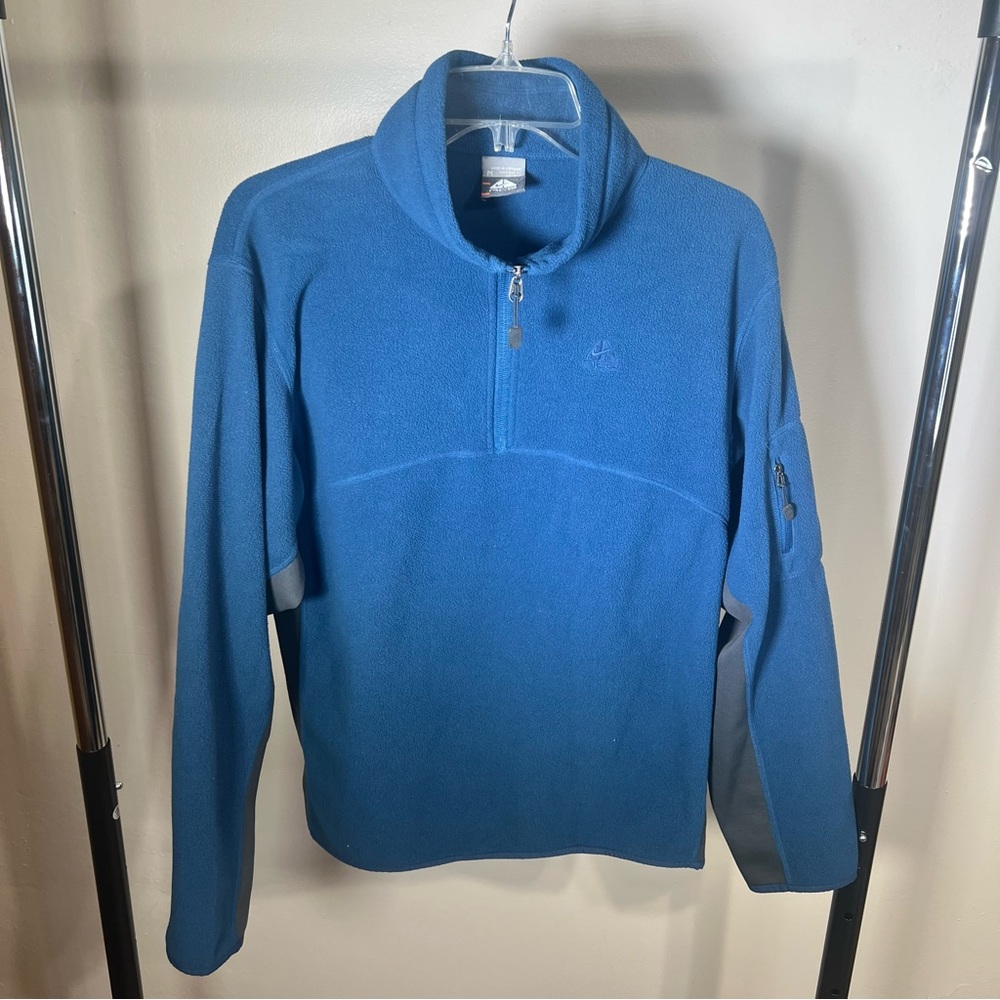 Nike Sweater Men Medium Blue ACG Fleece 1/2 Zip Pullover Outdoors Size‎ M